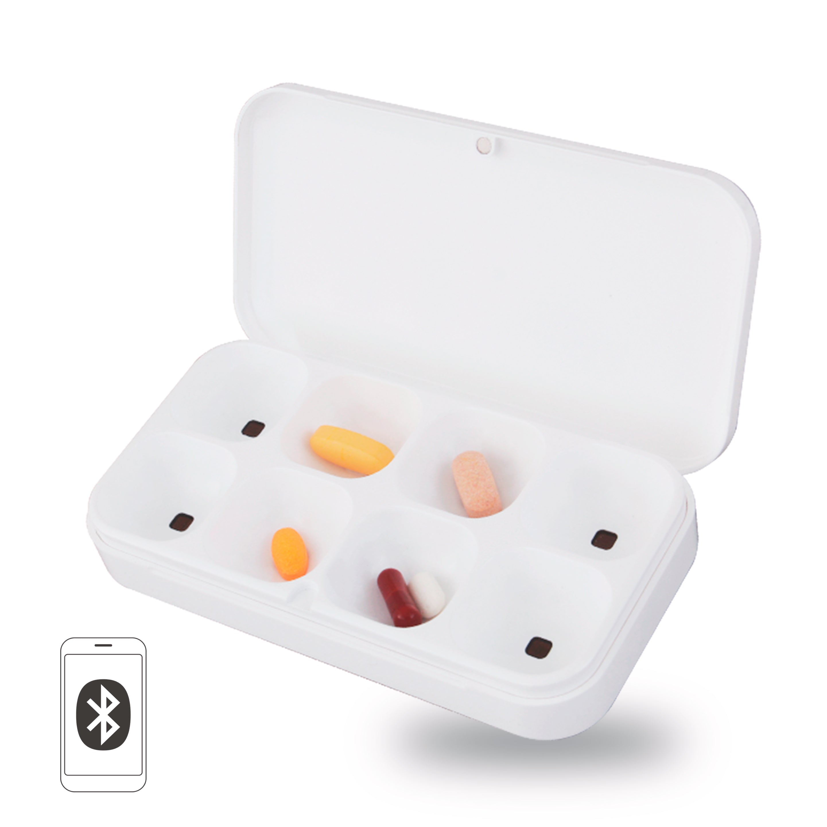 DEFI Smart Pillbox M size 4 Slots / L size 8 Slots